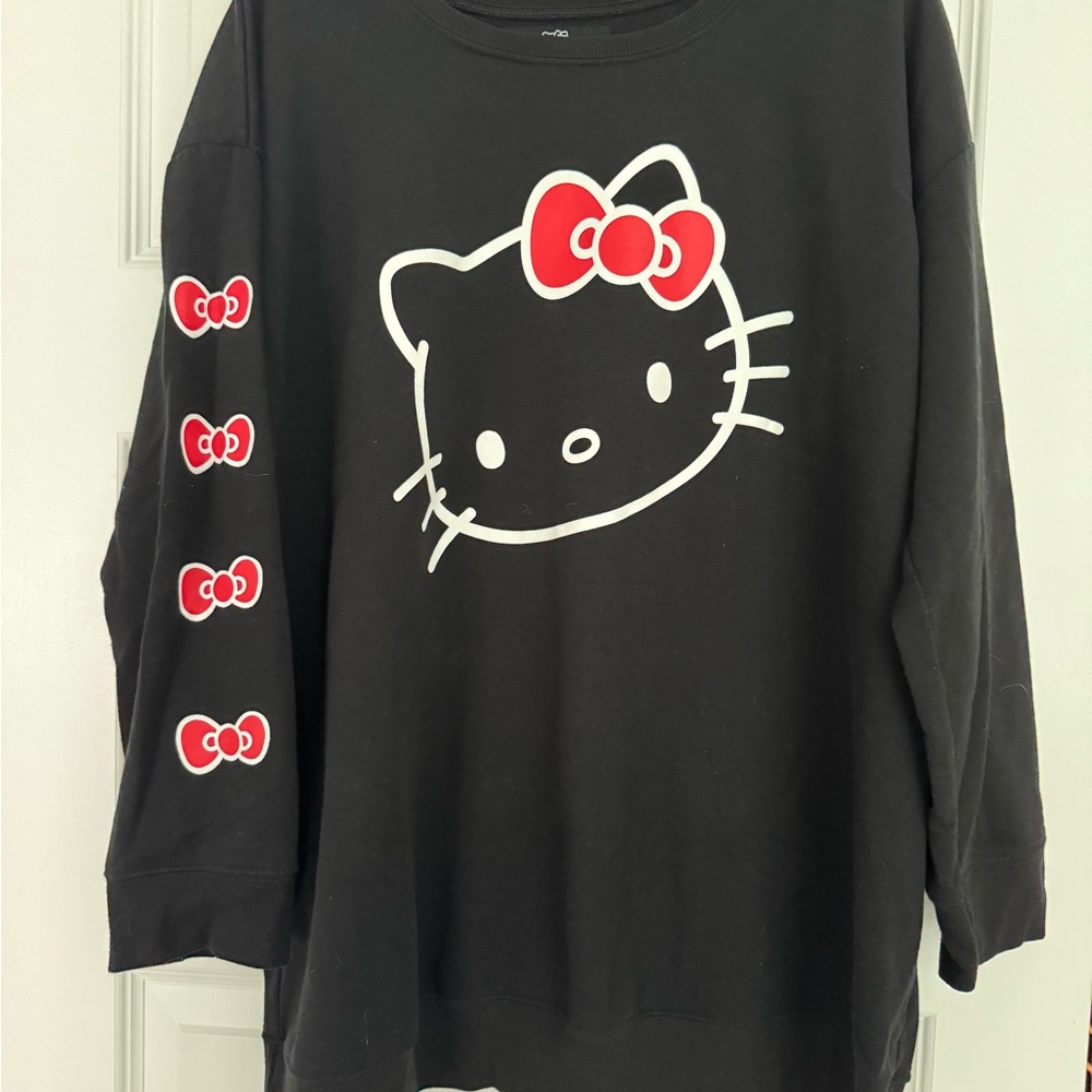 Torrid Hello Kitty Black Sweatshirt